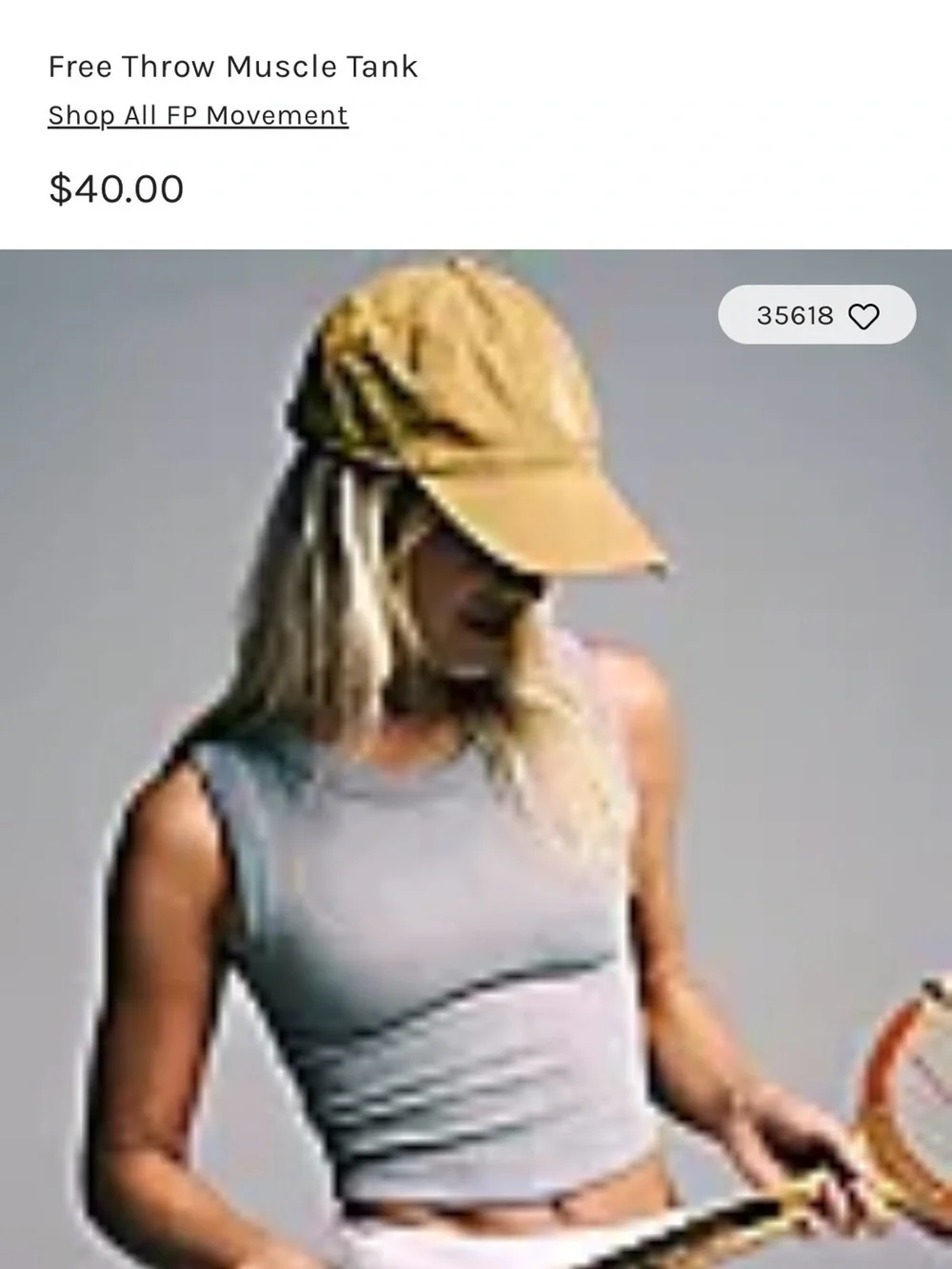 FP Movement by Free People Olive Green Ribbed Tank Top